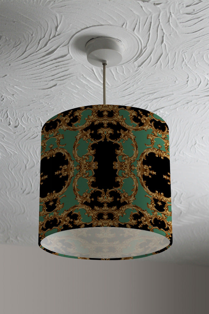 New Product Black & Green Baroque (Ceiling & Lamp Shade)  - Andrew Lee Home and Living
