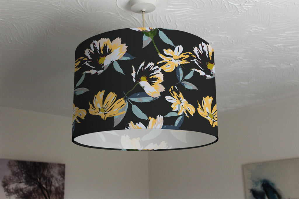 New Product Yellow Flowers on Green (Ceiling & Lamp Shade)  - Andrew Lee Home and Living