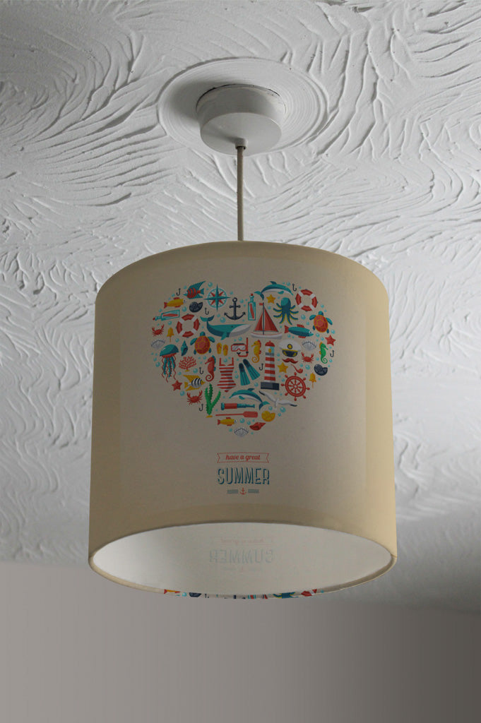 New Product Love Heart of Sealife & Nautical Items (Ceiling & Lamp Shade)  - Andrew Lee Home and Living