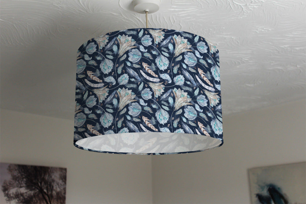 New Product Boho Chic Indigo Pattern (Ceiling & Lamp Shade)  - Andrew Lee Home and Living