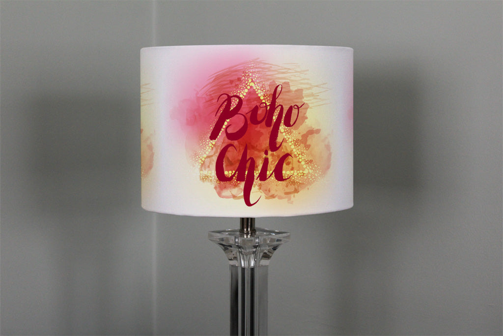 New Product Boho Chic lettering on beautiful watercolor background (Ceiling & Lamp Shade)  - Andrew Lee Home and Living