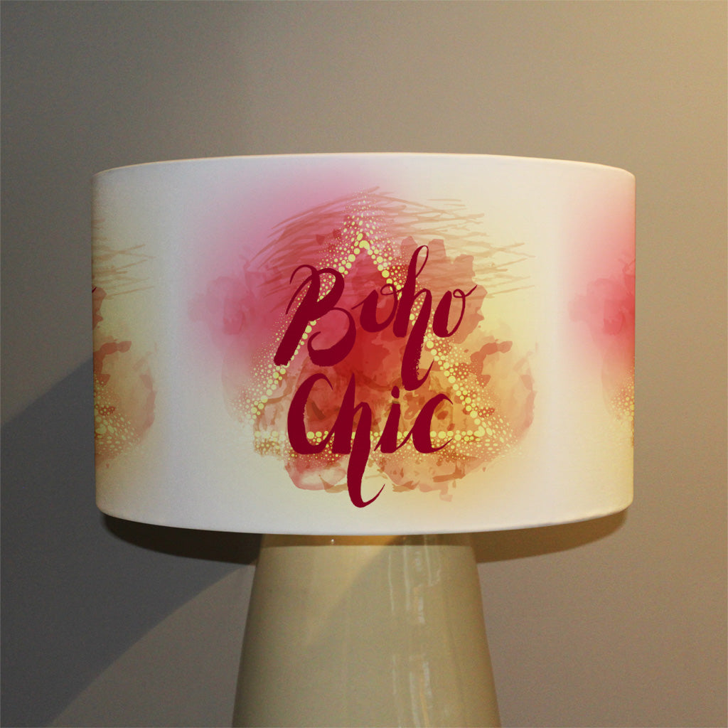 New Product Boho Chic lettering on beautiful watercolor background (Ceiling & Lamp Shade)  - Andrew Lee Home and Living