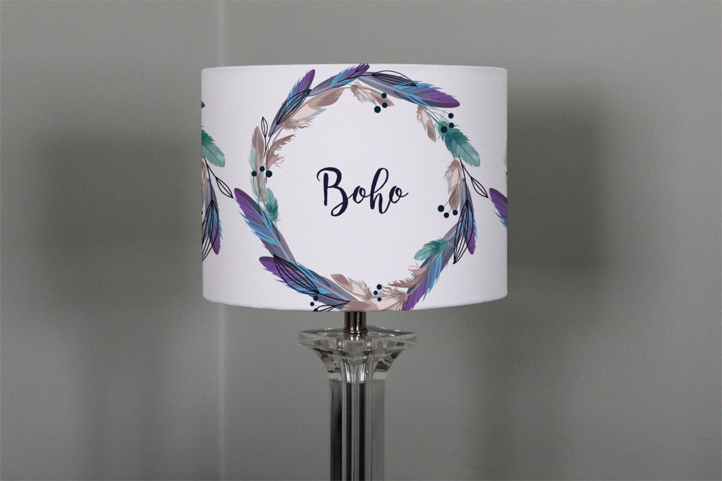 New Product Boho style wreath feathers (Ceiling & Lamp Shade)  - Andrew Lee Home and Living