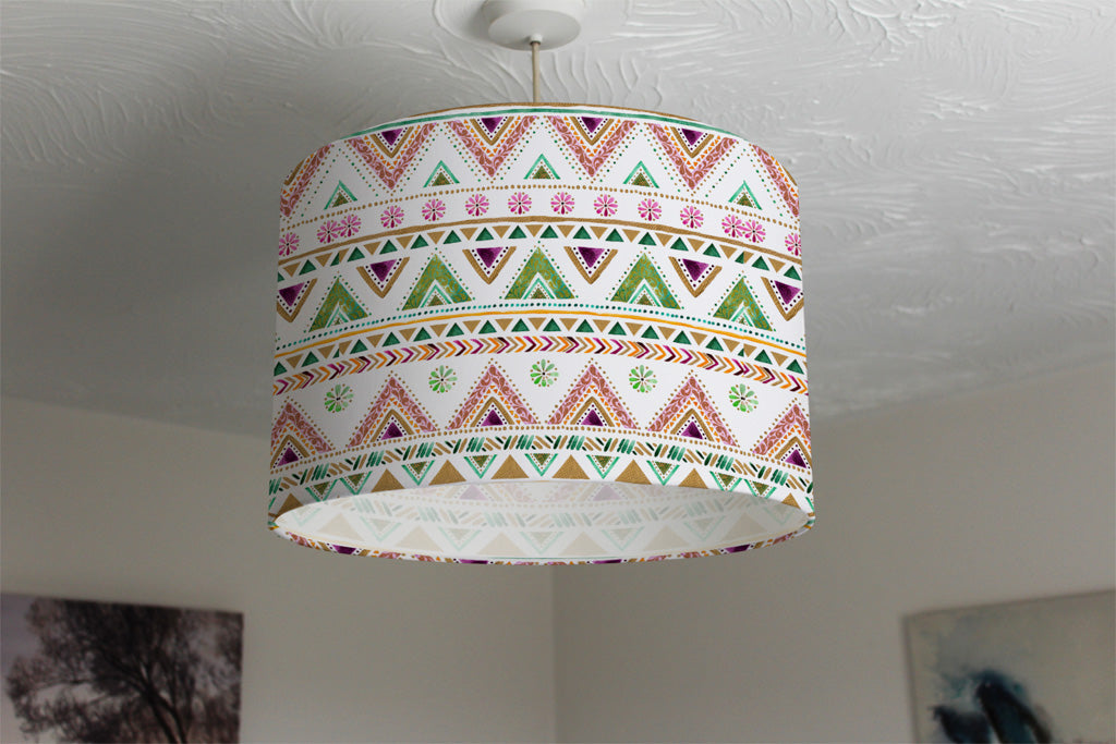 New Product Colorful Striped gold style triangles (Ceiling & Lamp Shade)  - Andrew Lee Home and Living