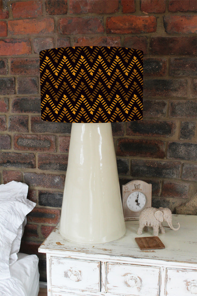 New Product Freehand horizontal zigzag chevron stripes Boho chic (Ceiling & Lamp Shade)  - Andrew Lee Home and Living