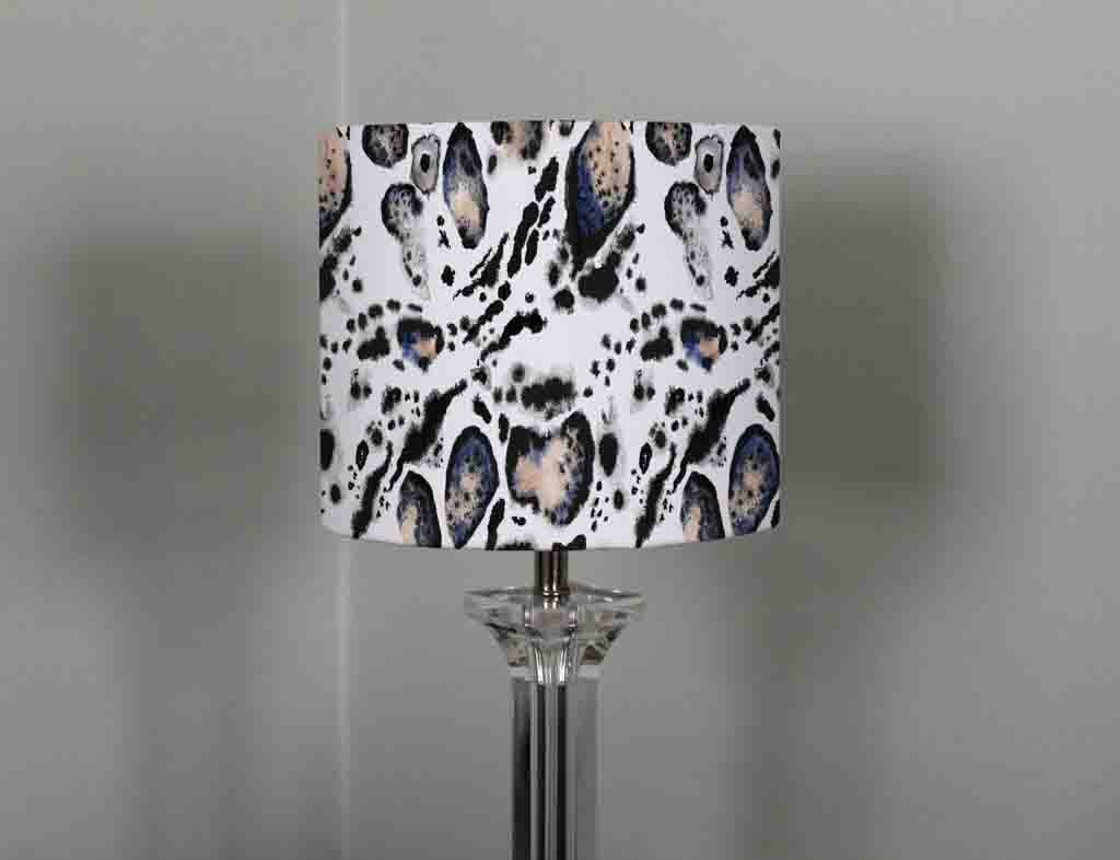 New Product Watercolour Leopard Animal Print In Blue (Ceiling & Lamp Shade)  - Andrew Lee Home and Living