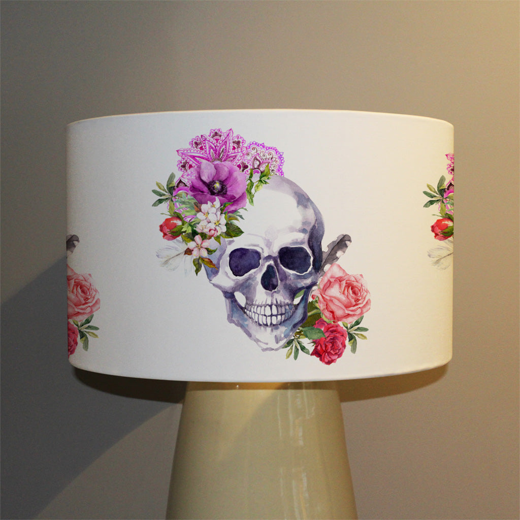 New Product Human skull with flowers (Ceiling & Lamp Shade)  - Andrew Lee Home and Living