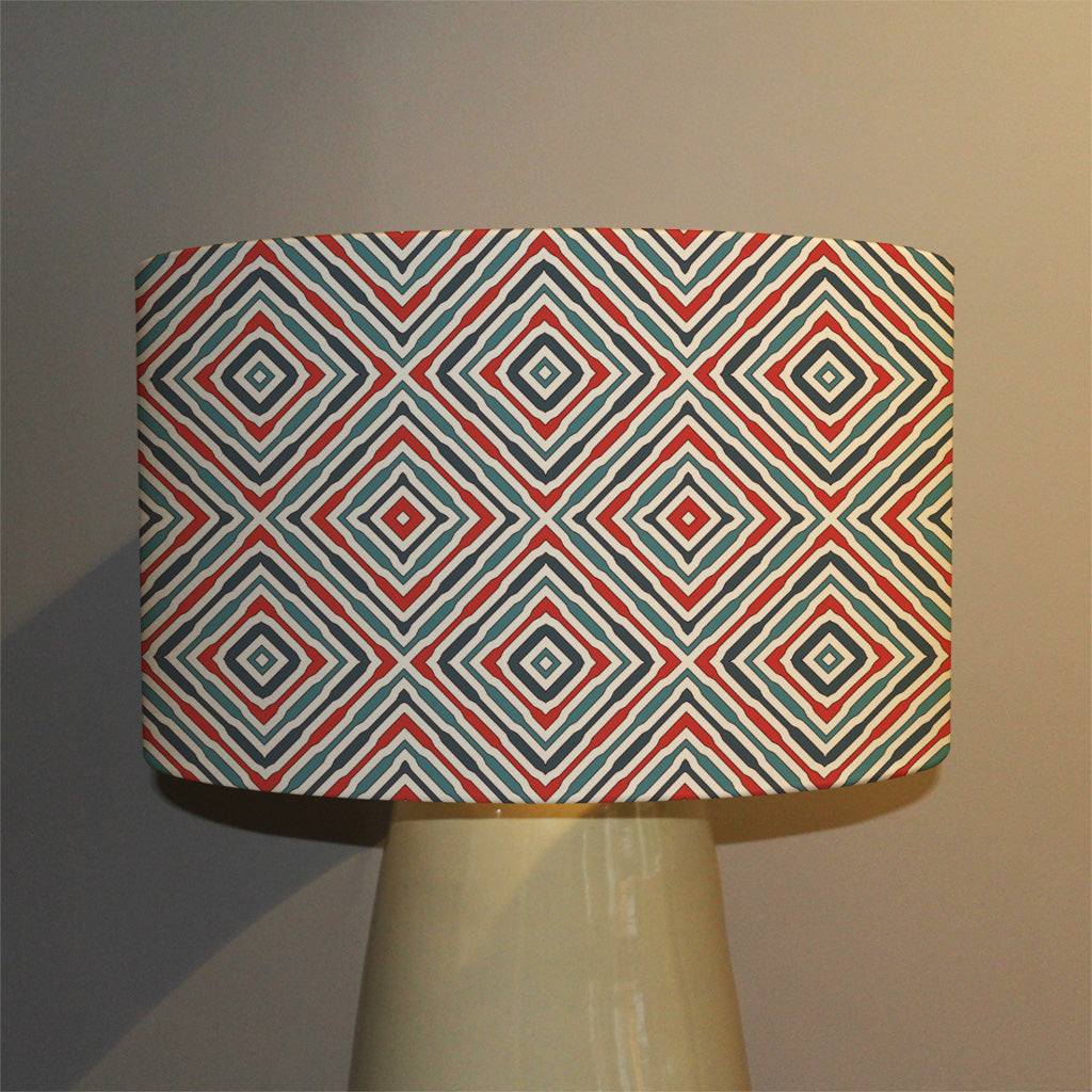 New Product Repeated squares and rhombuses ornamental abstract Tribal motif (Ceiling & Lamp Shade)  - Andrew Lee Home and Living