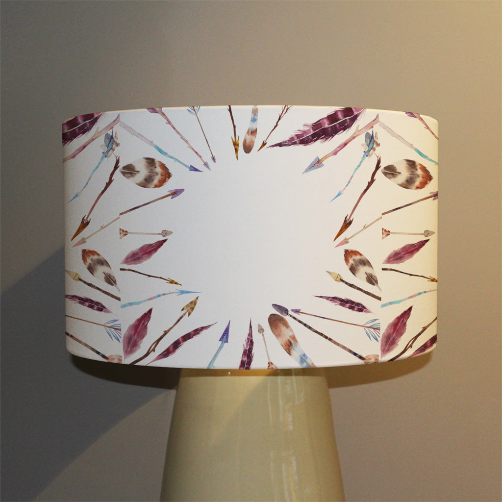 New Product Watercolor boho chic with feathers and arrows (Ceiling & Lamp Shade)  - Andrew Lee Home and Living