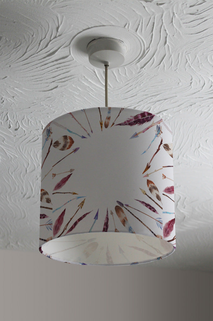 New Product Watercolor boho chic with feathers and arrows (Ceiling & Lamp Shade)  - Andrew Lee Home and Living