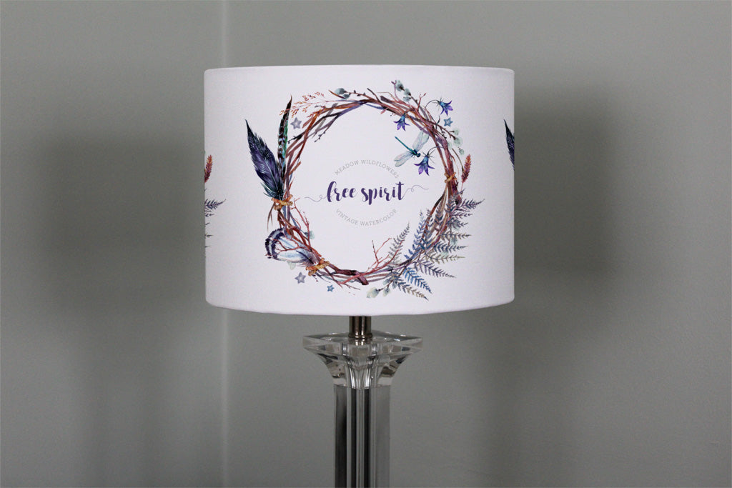 New Product Watercolor Boho wreath (Ceiling & Lamp Shade)  - Andrew Lee Home and Living