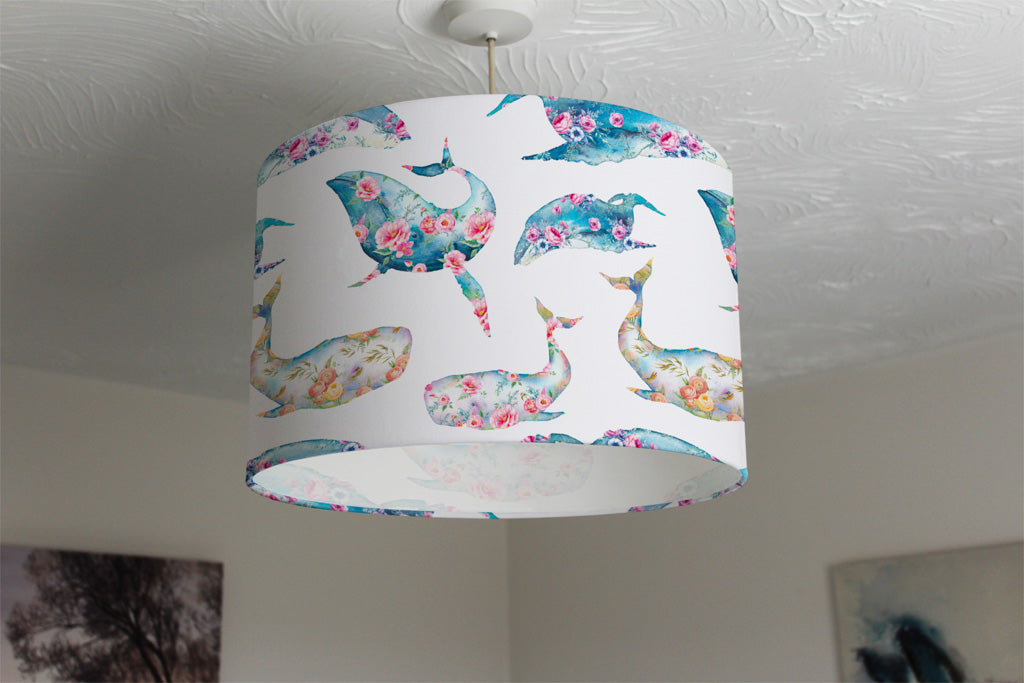New Product Whale with flowers (Ceiling & Lamp Shade)  - Andrew Lee Home and Living