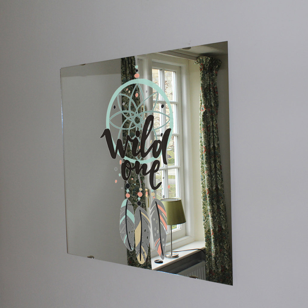 New Product Cute print in Boho style (Mirror Art Print)  - Andrew Lee Home and Living
