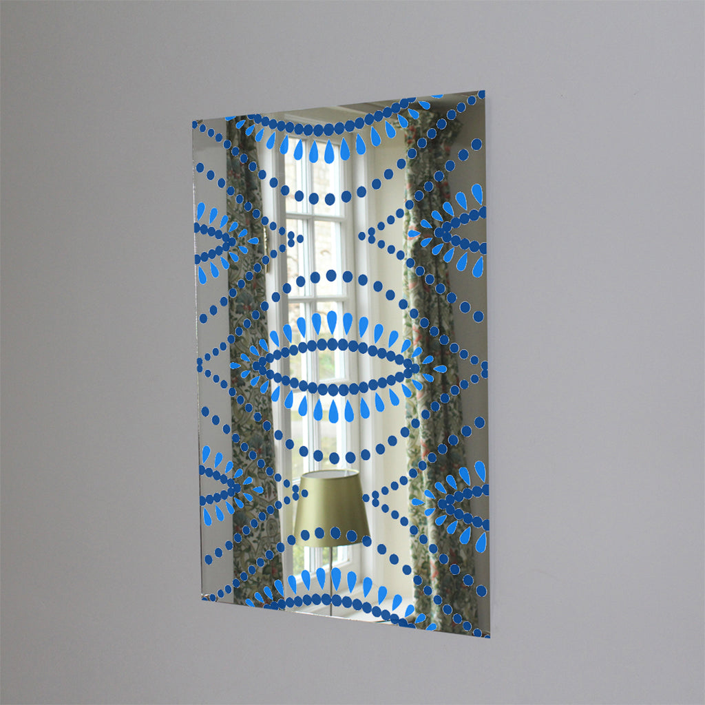 New Product boho Intricate ogee (Mirror Art Print)  - Andrew Lee Home and Living