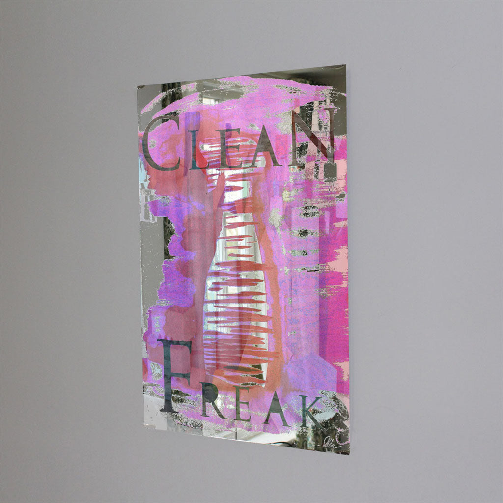 New Product Clean freak (Mirror Art Print)  - Andrew Lee Home and Living