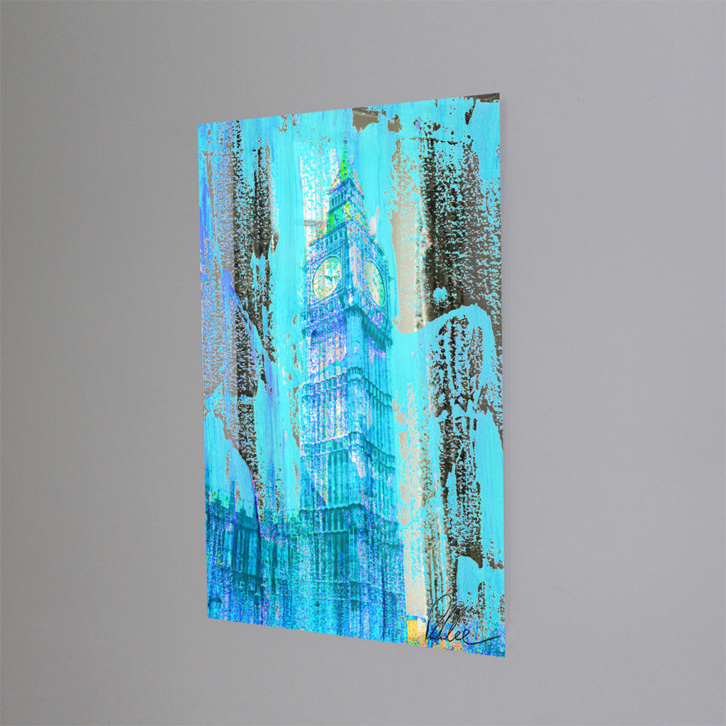 New Product CRAZY BLUE BEN (Mirror Art Print)  - Andrew Lee Home and Living
