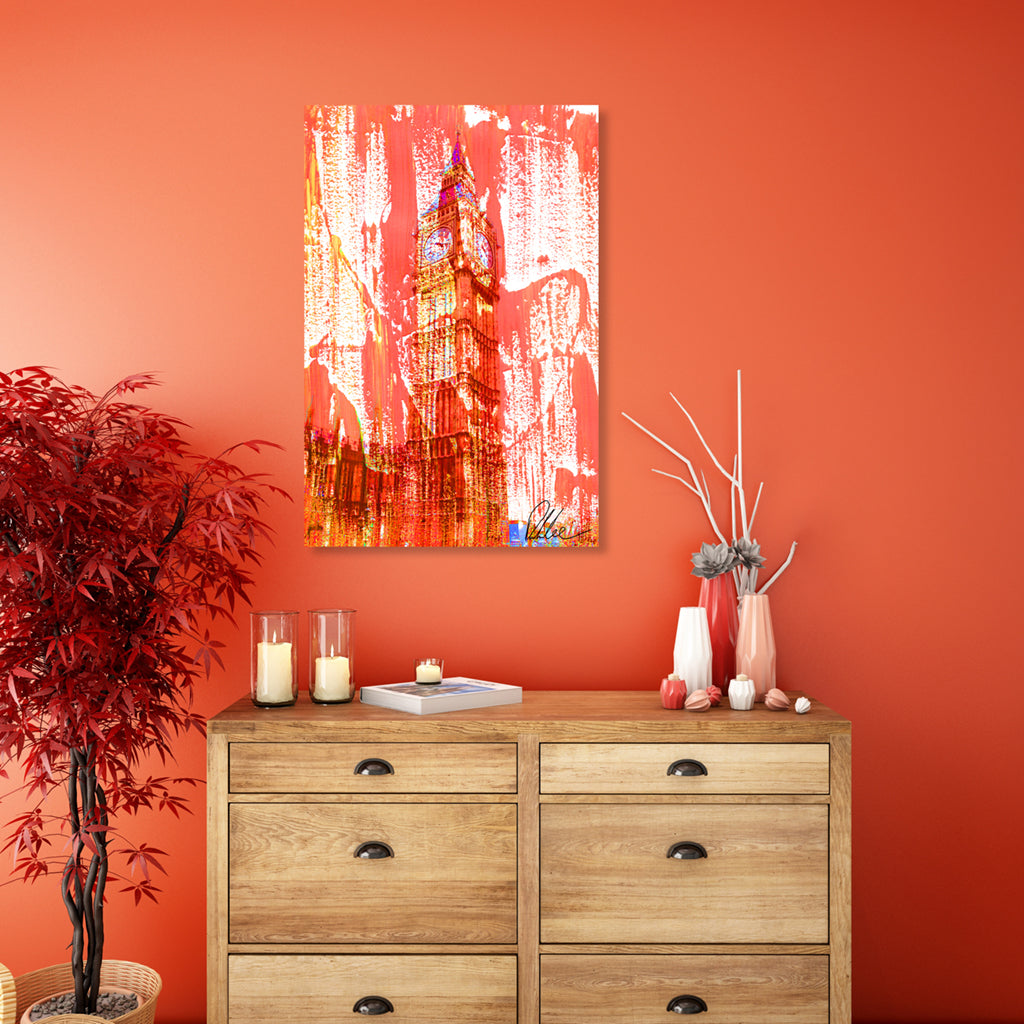 New Product CRAZY RED BEN (Mirror Art Print)  - Andrew Lee Home and Living