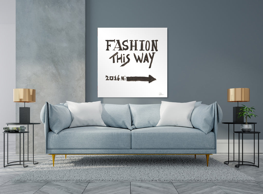 New Product Fashion This Way (Mirror Art Print)  - Andrew Lee Home and Living