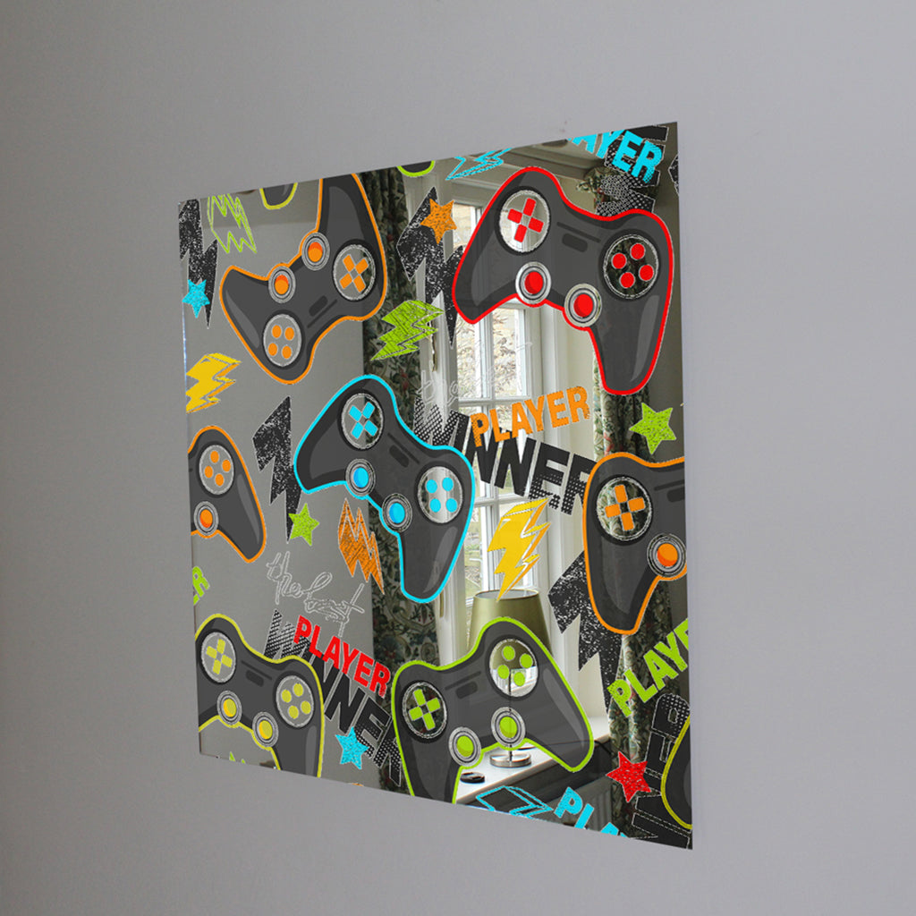 New Product joystick game Designer Mirror Art Print  - Andrew Lee Home and Living