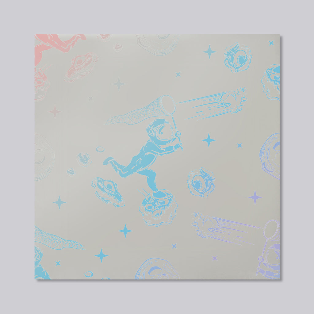 New Product Astronaut catches a comet Designer Mirror Art Print  - Andrew Lee Home and Living