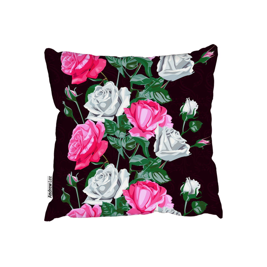 New Product pattern of Pink and White Flowers (Cushion)  - Andrew Lee Home and Living