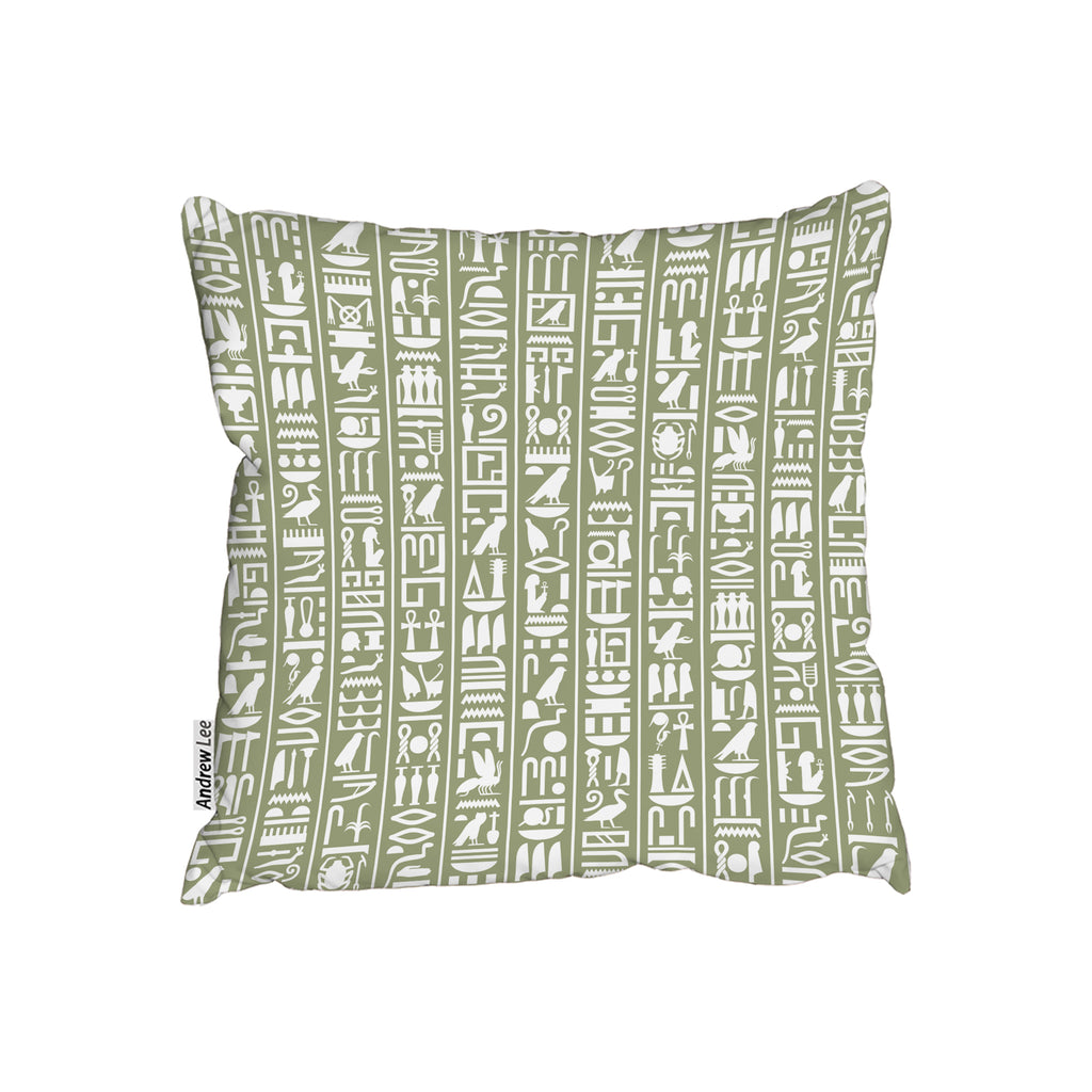 New Product Egyptian hieroglyphic decorative background (Cushion)  - Andrew Lee Home and Living
