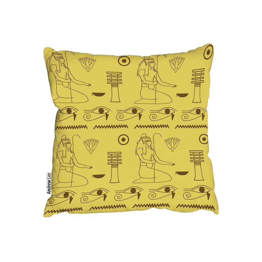 New Product Pattern of Egyptian hieroglyphics (Cushion)  - Andrew Lee Home and Living
