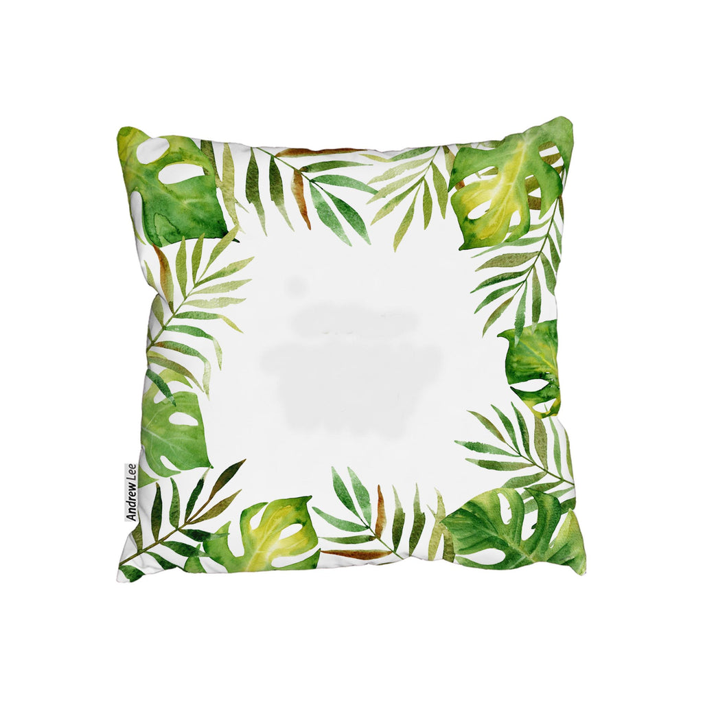 New Product Border of Botanical Leaves (Cushion)  - Andrew Lee Home and Living
