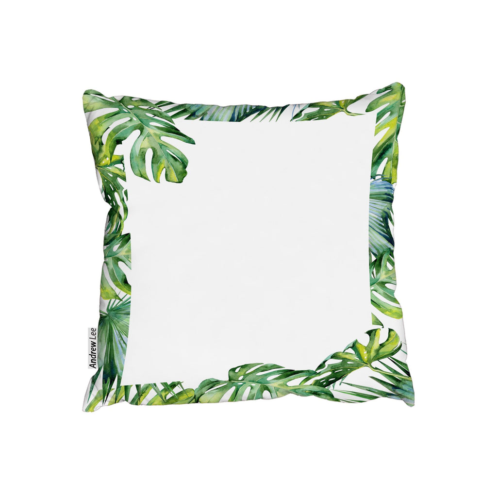 New Product Botanical Leaves Border (Cushion)  - Andrew Lee Home and Living