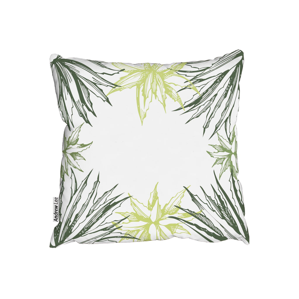 New Product Green Leaf Border (Cushion)  - Andrew Lee Home and Living