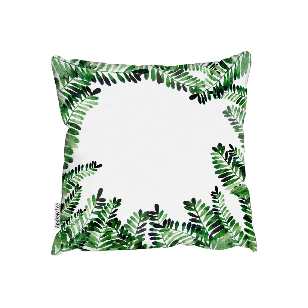 New Product Green Botanical Leaves (Cushion)  - Andrew Lee Home and Living