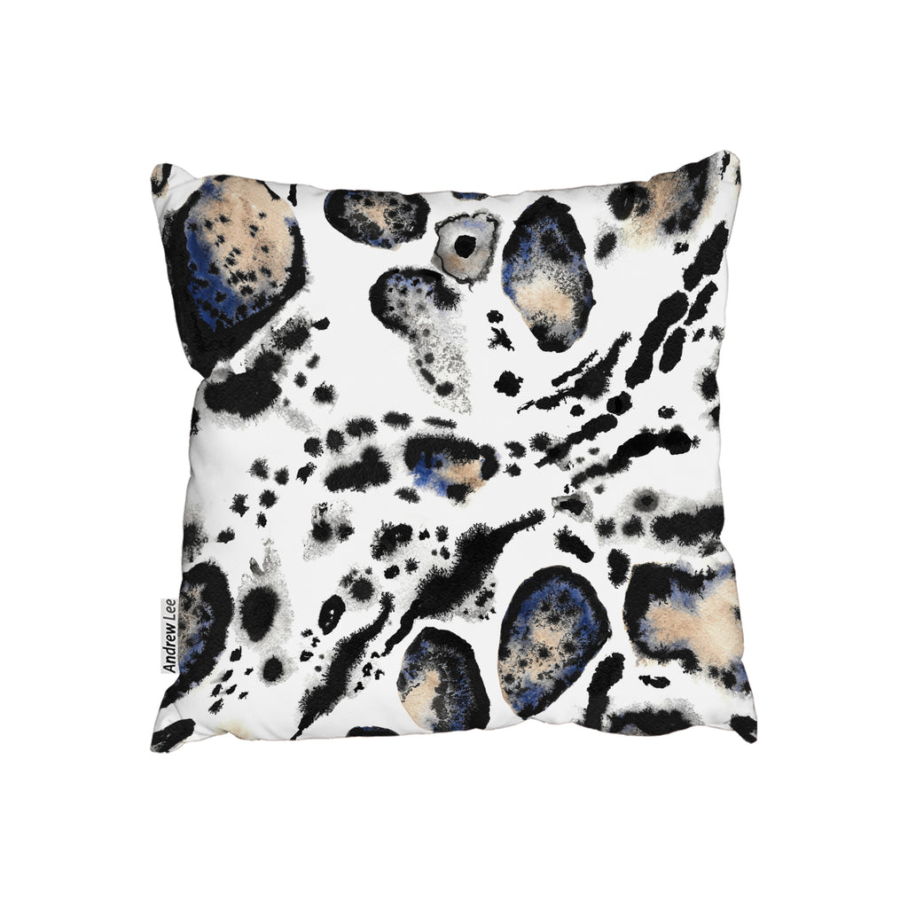 New Product Leopard Print with Blue (Cushion)  - Andrew Lee Home and Living
