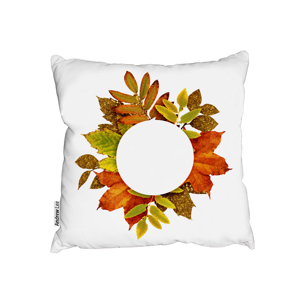 New Product Circled Autumn Leaves (Cushion)  - Andrew Lee Home and Living