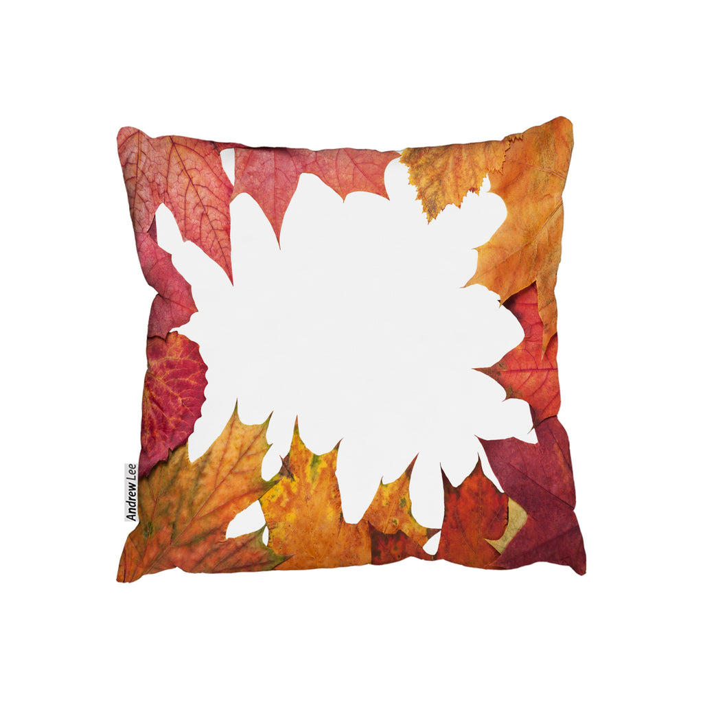 New Product Red Autumn Border (Cushion)  - Andrew Lee Home and Living