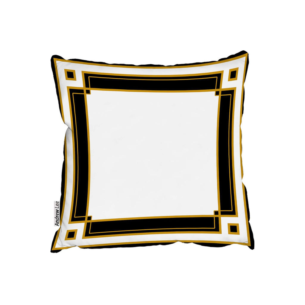 New Product Art Deco Black & Gold (Cushion)  - Andrew Lee Home and Living