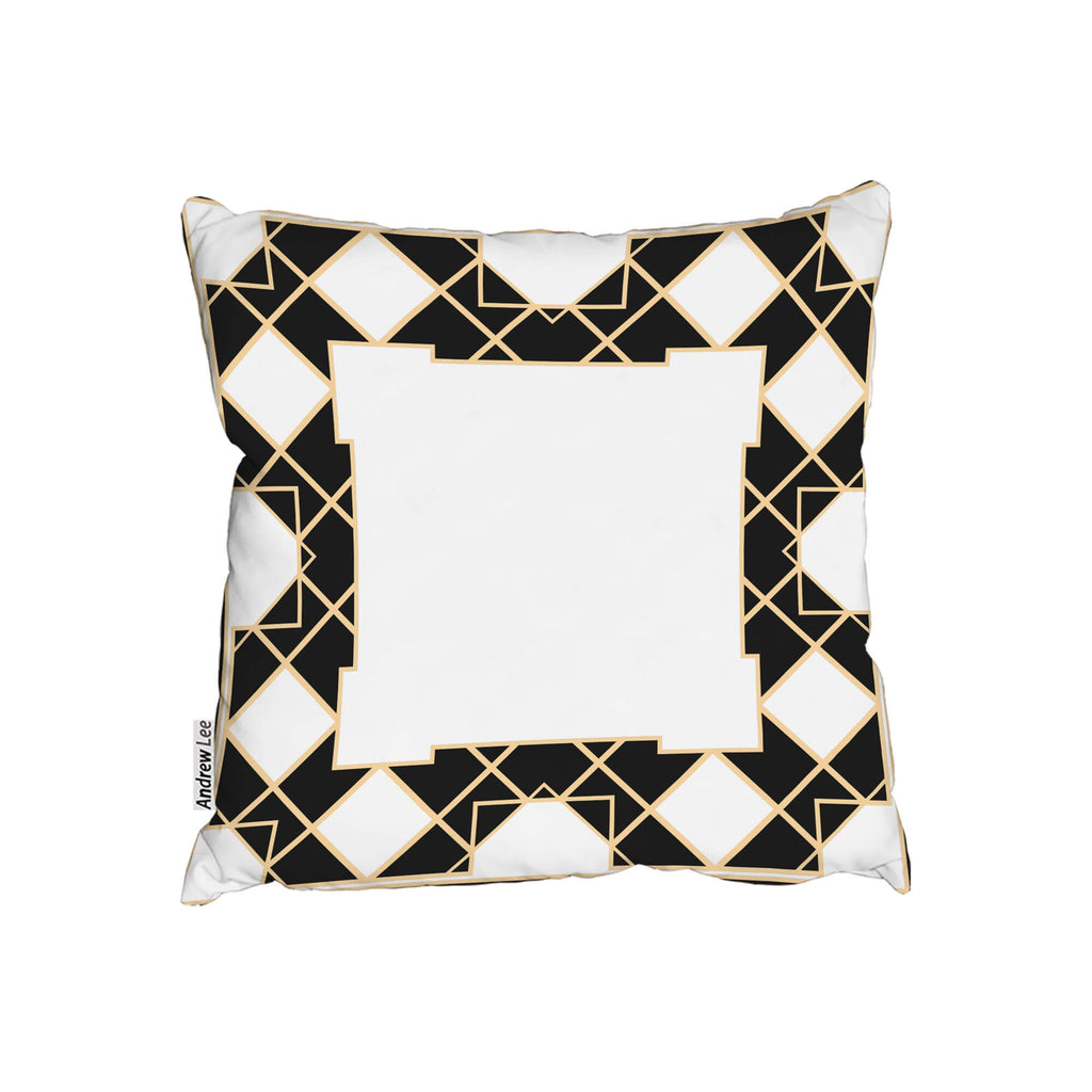 New Product Art Dco Diamond Border (Cushion)  - Andrew Lee Home and Living