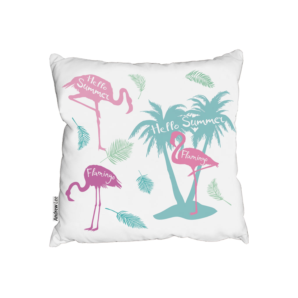 New Product Palm & Flamingo (Cushion)  - Andrew Lee Home and Living