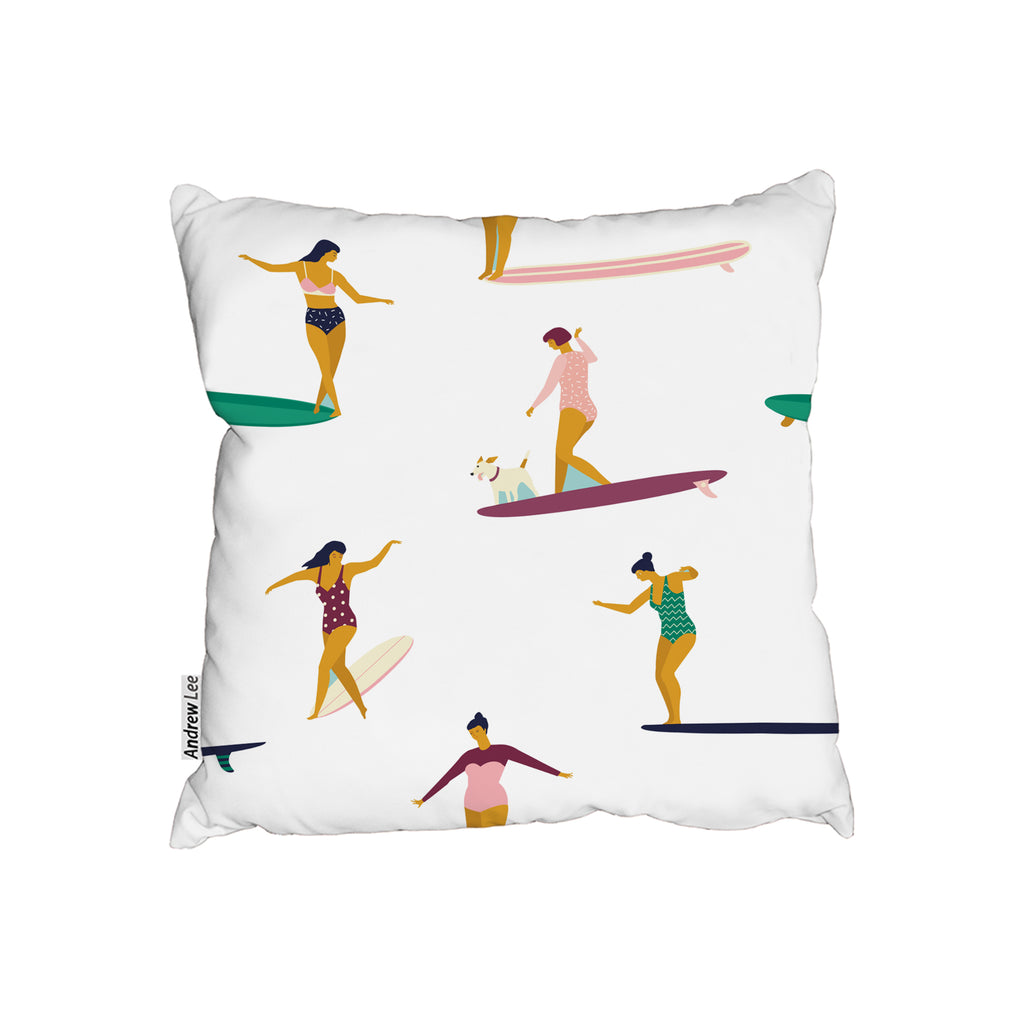 New Product Female Surfers (Cushion)  - Andrew Lee Home and Living