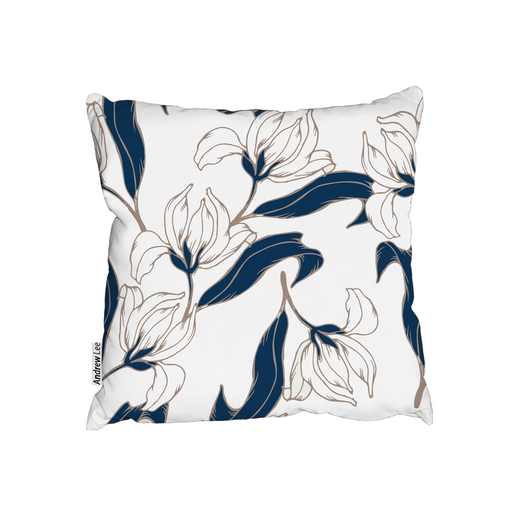 New Product White Flowers (Cushion)  - Andrew Lee Home and Living
