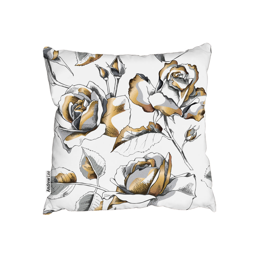 New Product Golden Roses (Cushion)  - Andrew Lee Home and Living