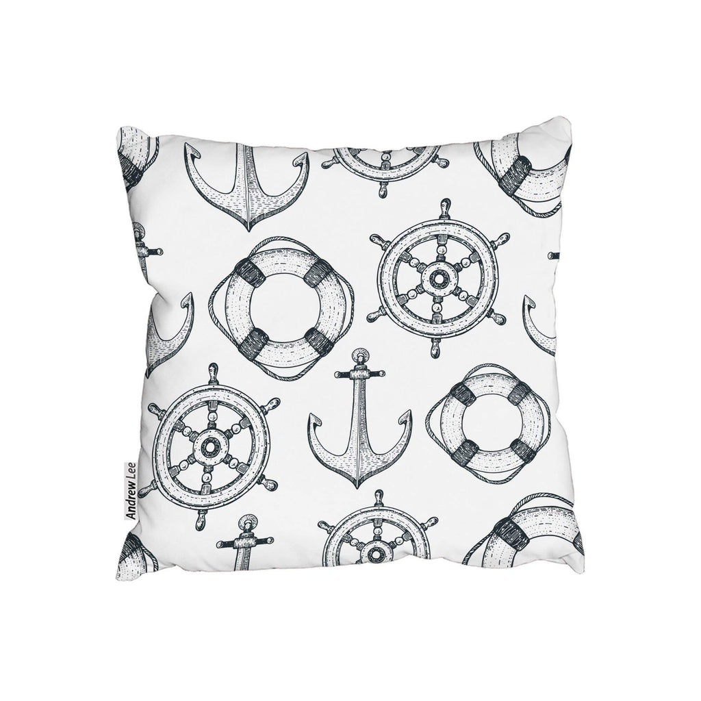 Anchor & Wheel (Cushion) - Andrew Lee Home and Living
