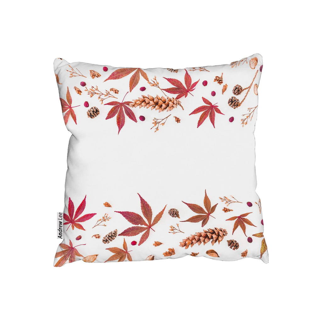 New Product Autumn Leaves Half Border (Cushion)  - Andrew Lee Home and Living