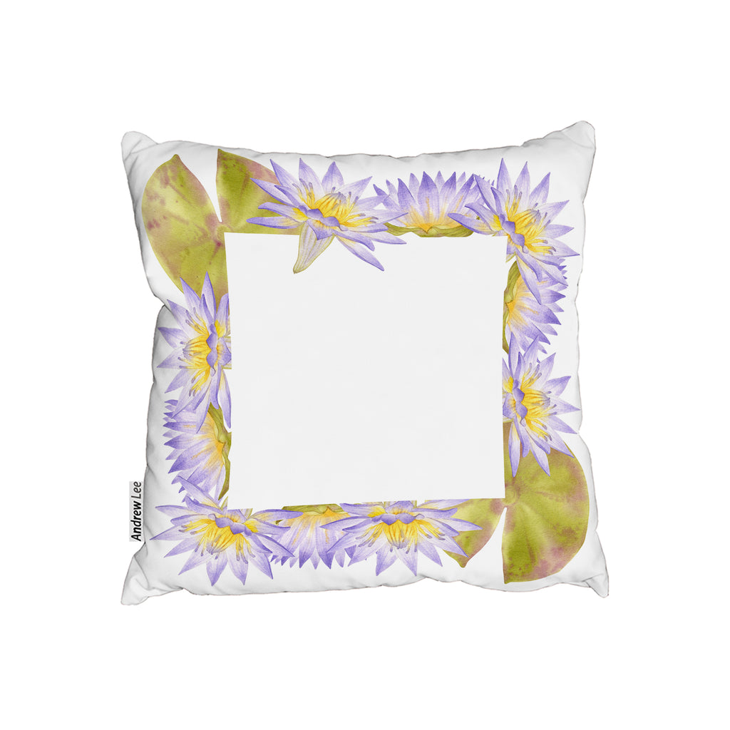 New Product Gold & Purple Flowers (Cushion)  - Andrew Lee Home and Living