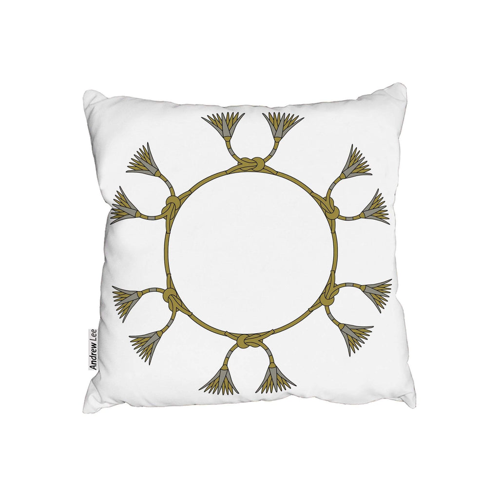 New Product Ancient Egyptian Lotus Motifs (Cushion)  - Andrew Lee Home and Living