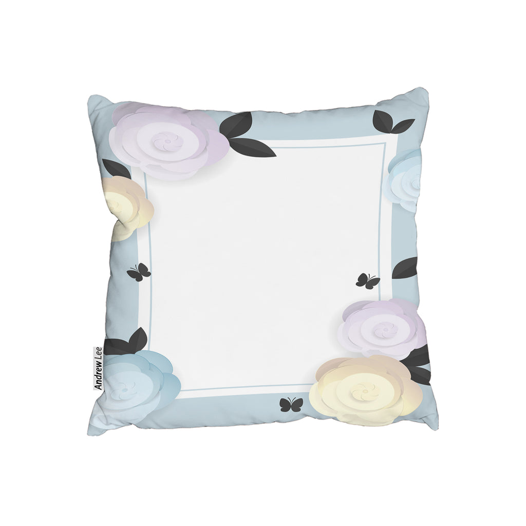 New Product Pastel Colour Flowers (Cushion)  - Andrew Lee Home and Living