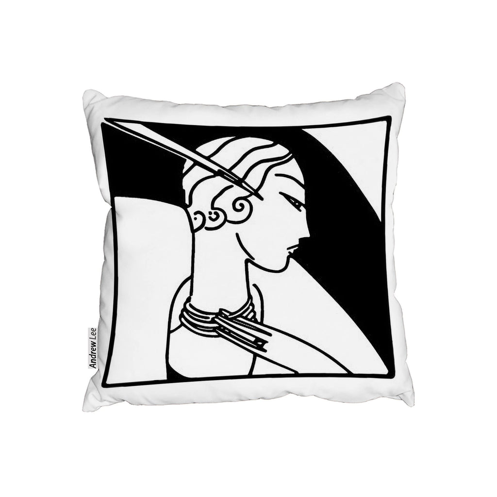New Product Art Deco Woman (Cushion)  - Andrew Lee Home and Living