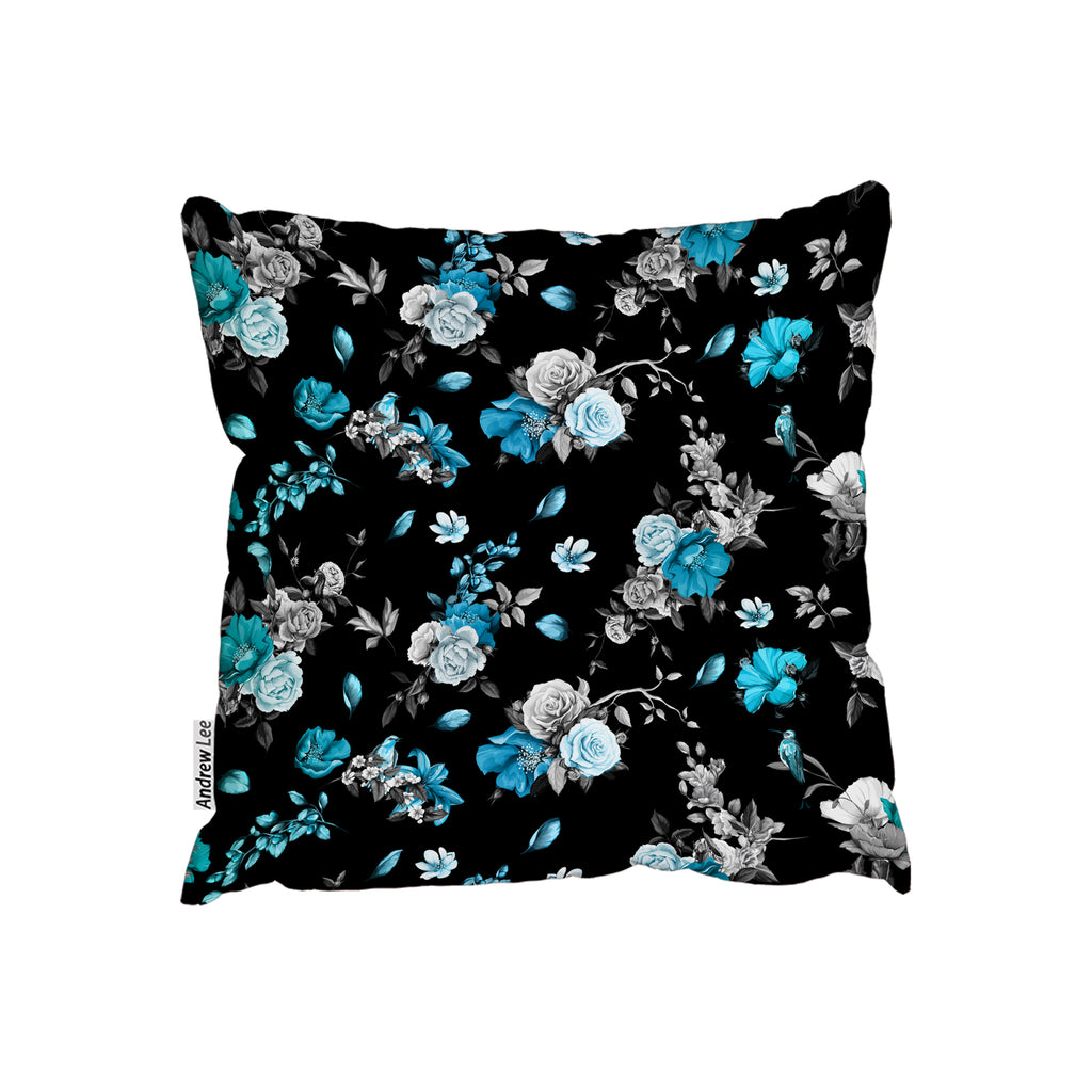 New Product Blue Roses (Cushion)  - Andrew Lee Home and Living