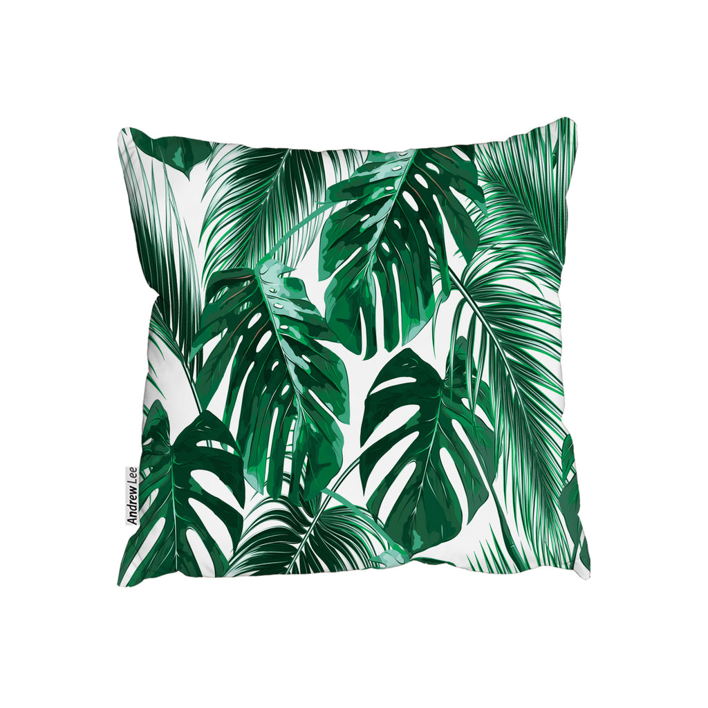 New Product Green Tropical Foliage (Cushion)  - Andrew Lee Home and Living