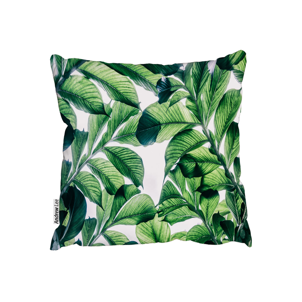 New Product Purple & Green Leaves (Cushion)  - Andrew Lee Home and Living