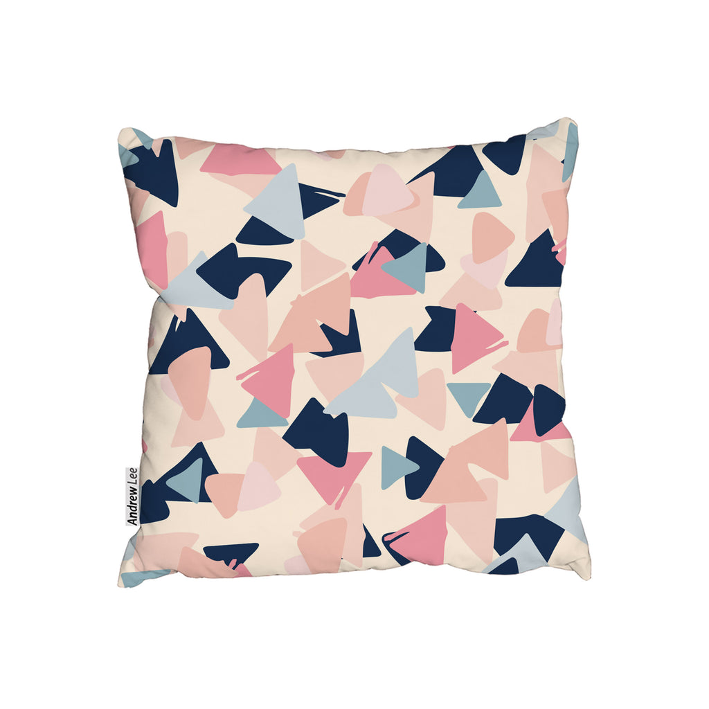 New Product Pastel Coloured Triangles (Cushion)  - Andrew Lee Home and Living